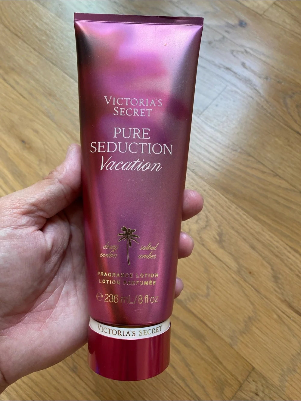 NWT Victoria's Secret Pure Seduction Vacation Fragrance Lotion - Pink